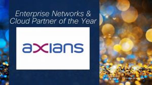 Axians Cisco enterprise networks cloud partner of the year award