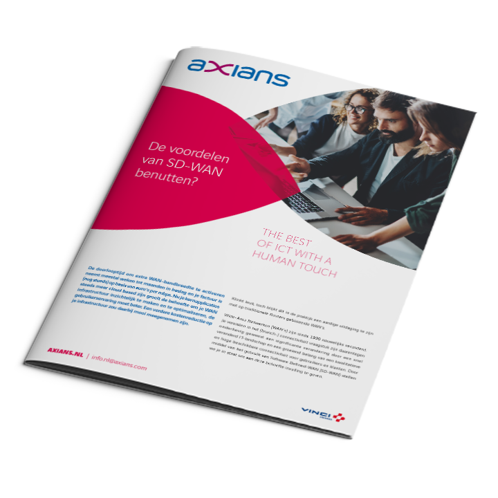 Axians voorblad SD-WAN leaflet