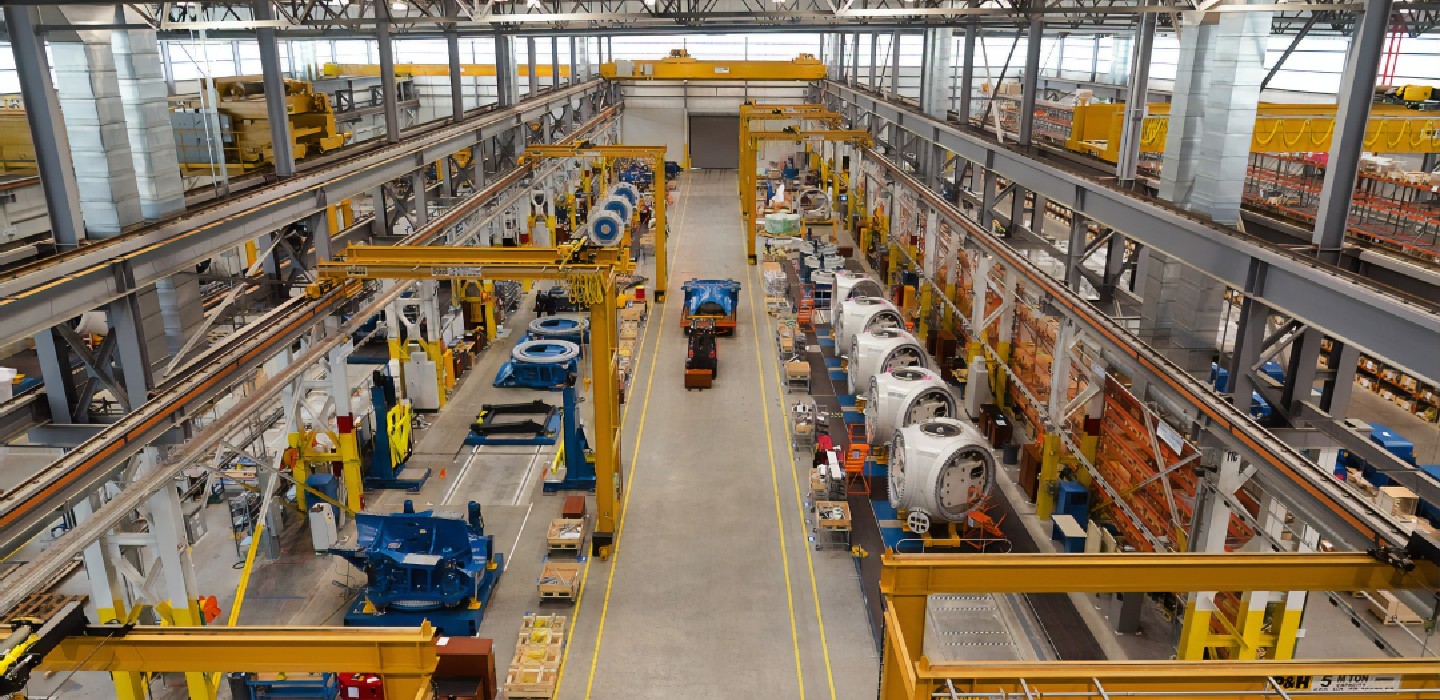 Foto van een productie bedrijf