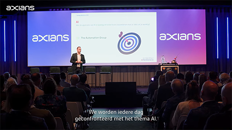 Axians-collega presenteert over AI in Exact Synergy