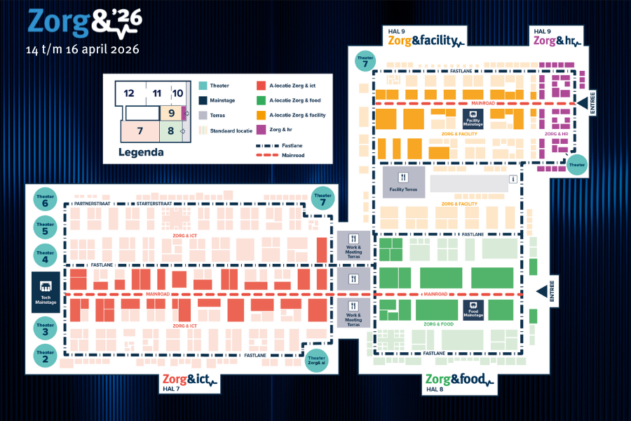 Plattegrond Zorg & ict 2026