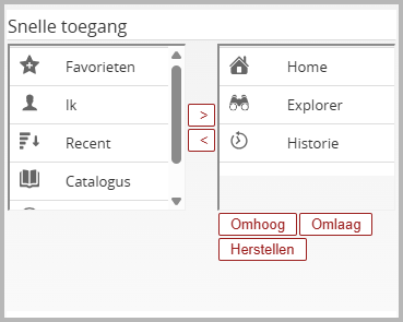 Snelle toegang instellen in Exact Synergy